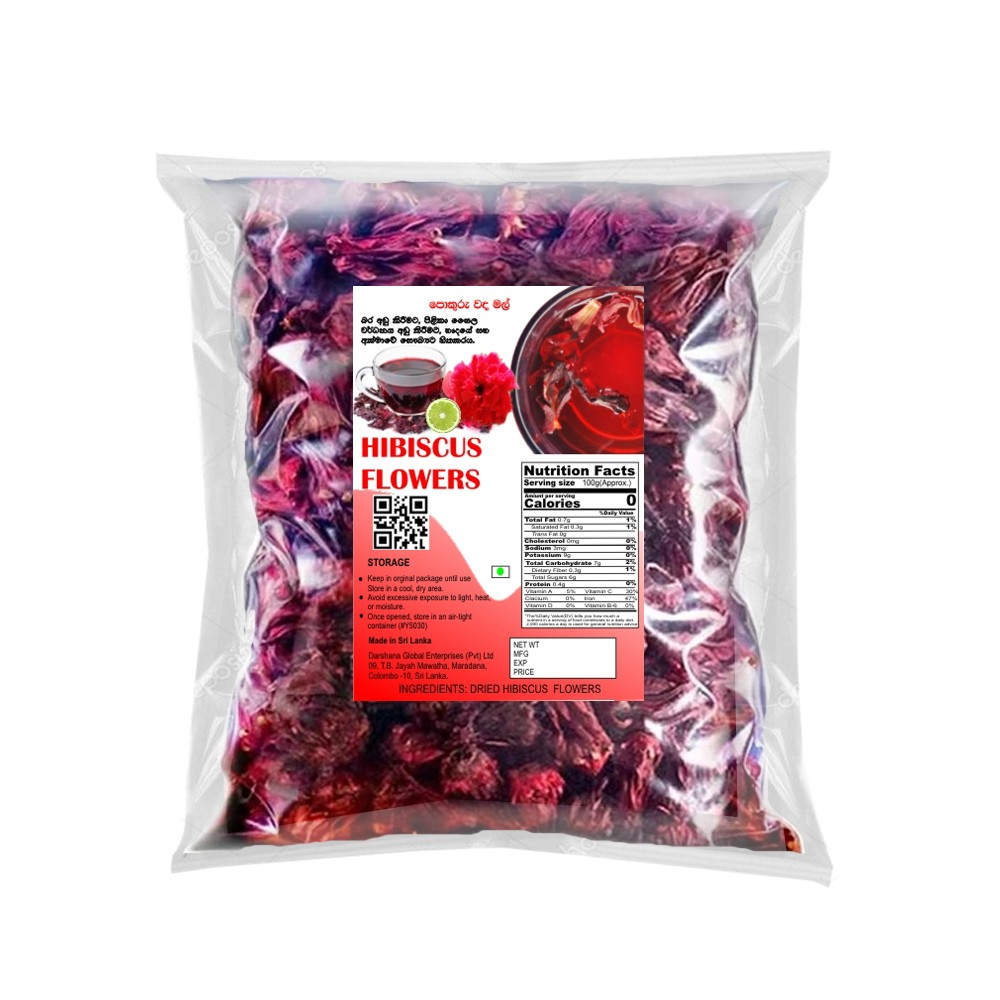 Hibiscus Flowers 25g