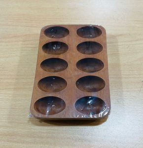 Wooden Egg Tray Ten Holes