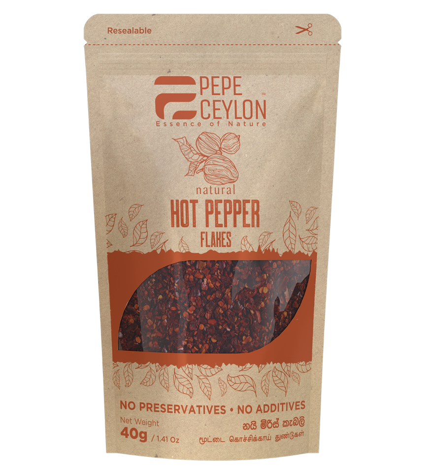 Natural Hot Pepper (Nai Miris) Flakes